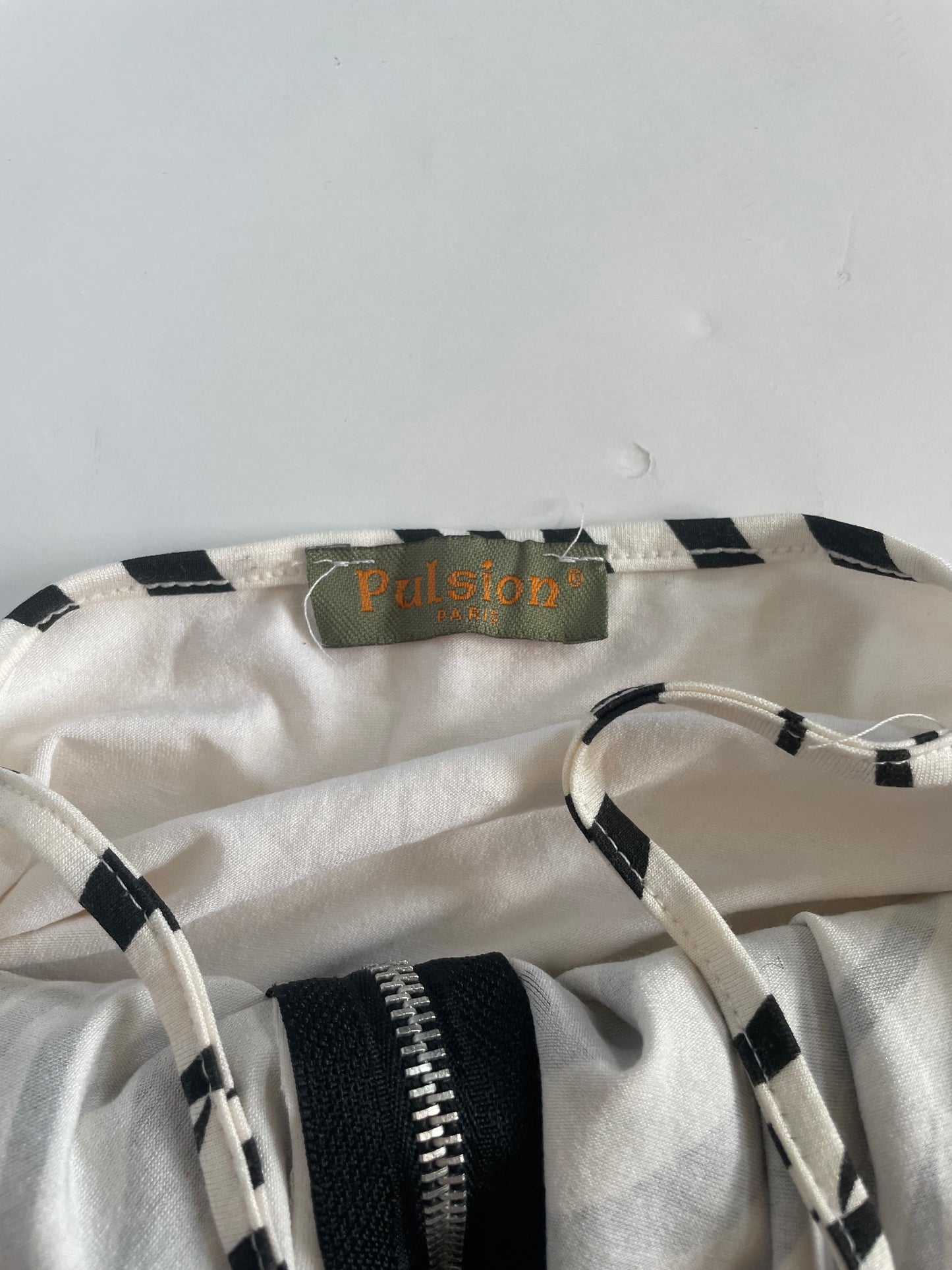Zebra halter top