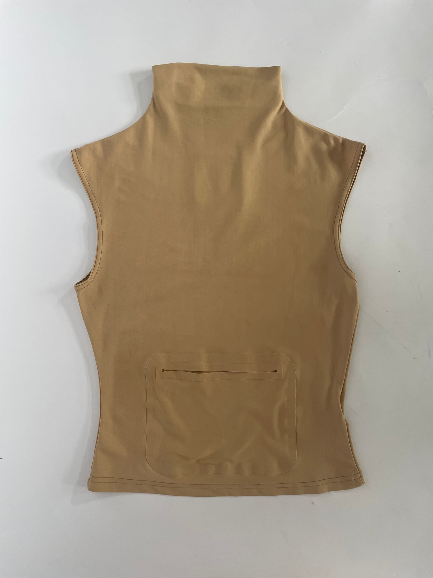 90’s Fendi nude high neck tank top