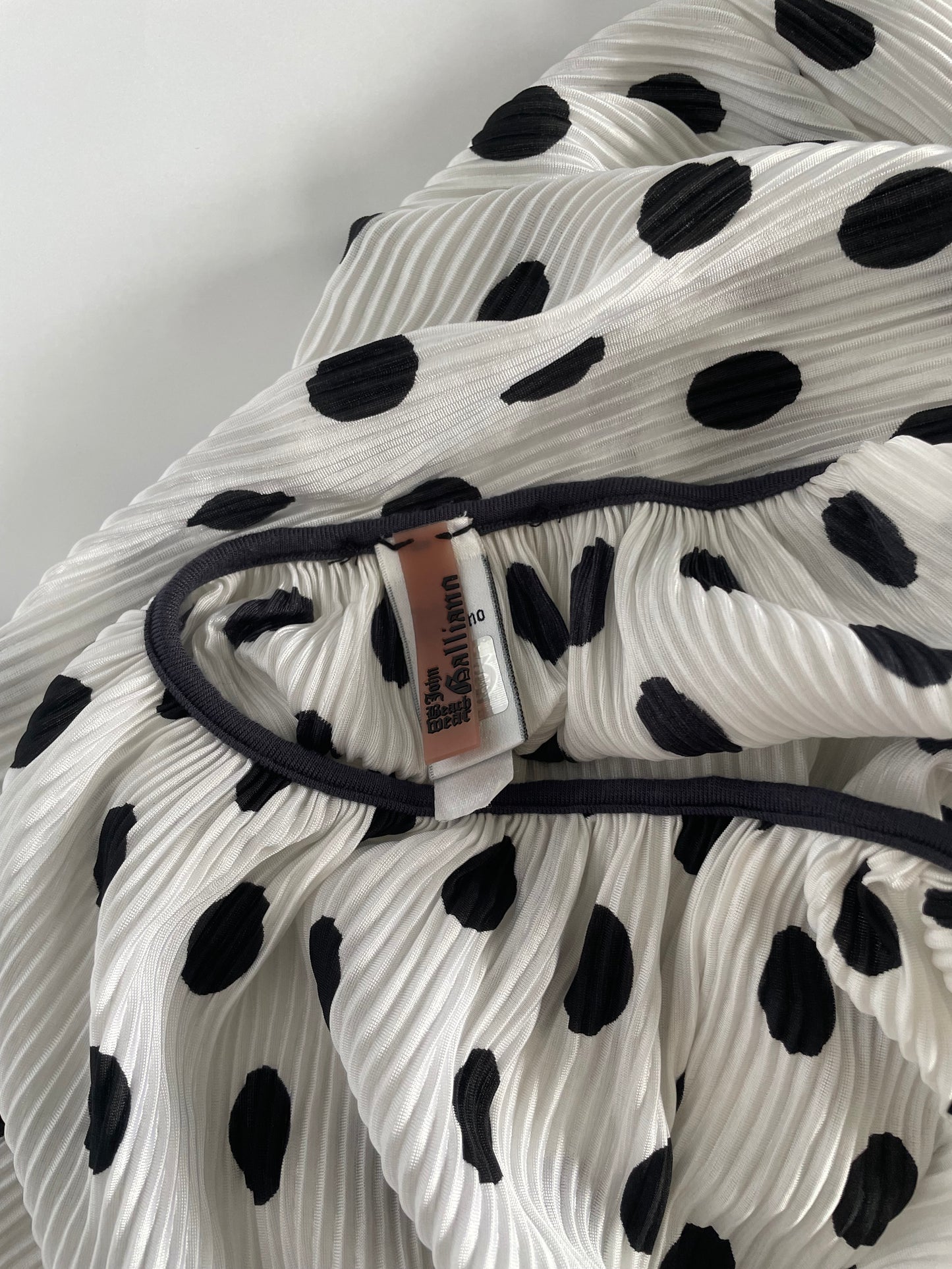 2000’s John Galliano polka dot dress