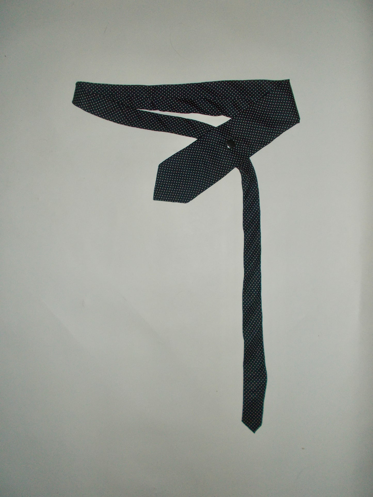 30 inch tie belt: polka dot