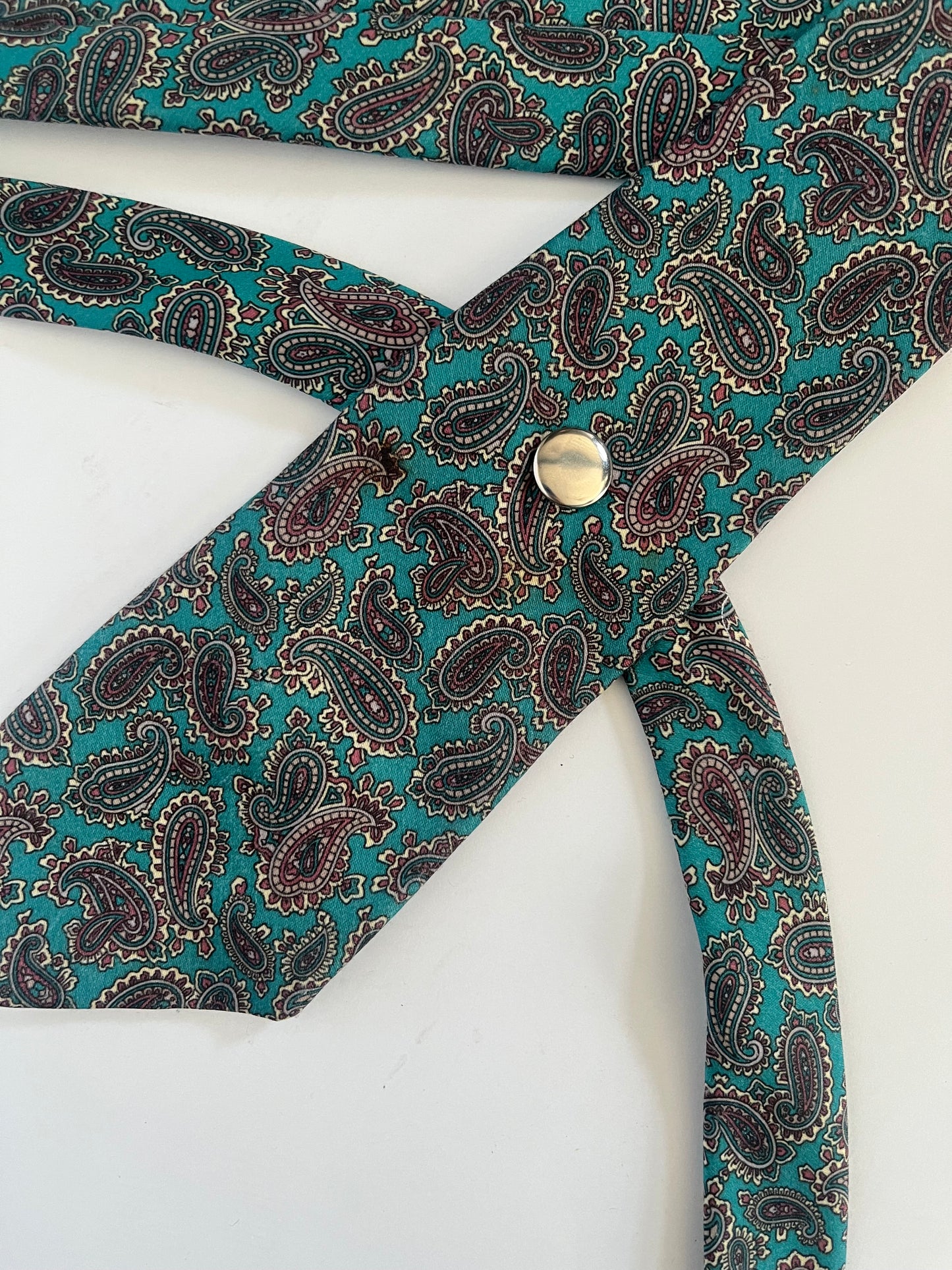 32 inch tie belt: paisley