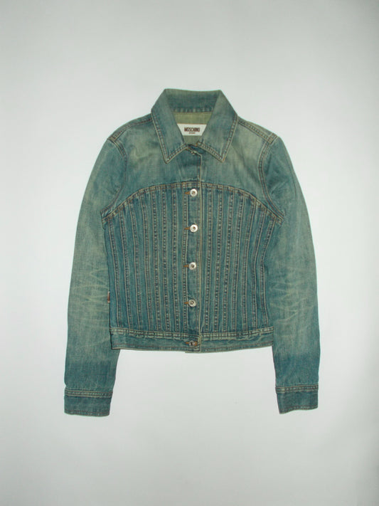 Moschino corset denim jacket