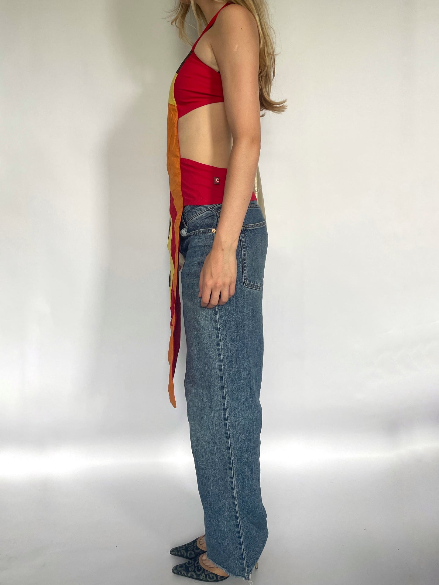 French vintage knee length top