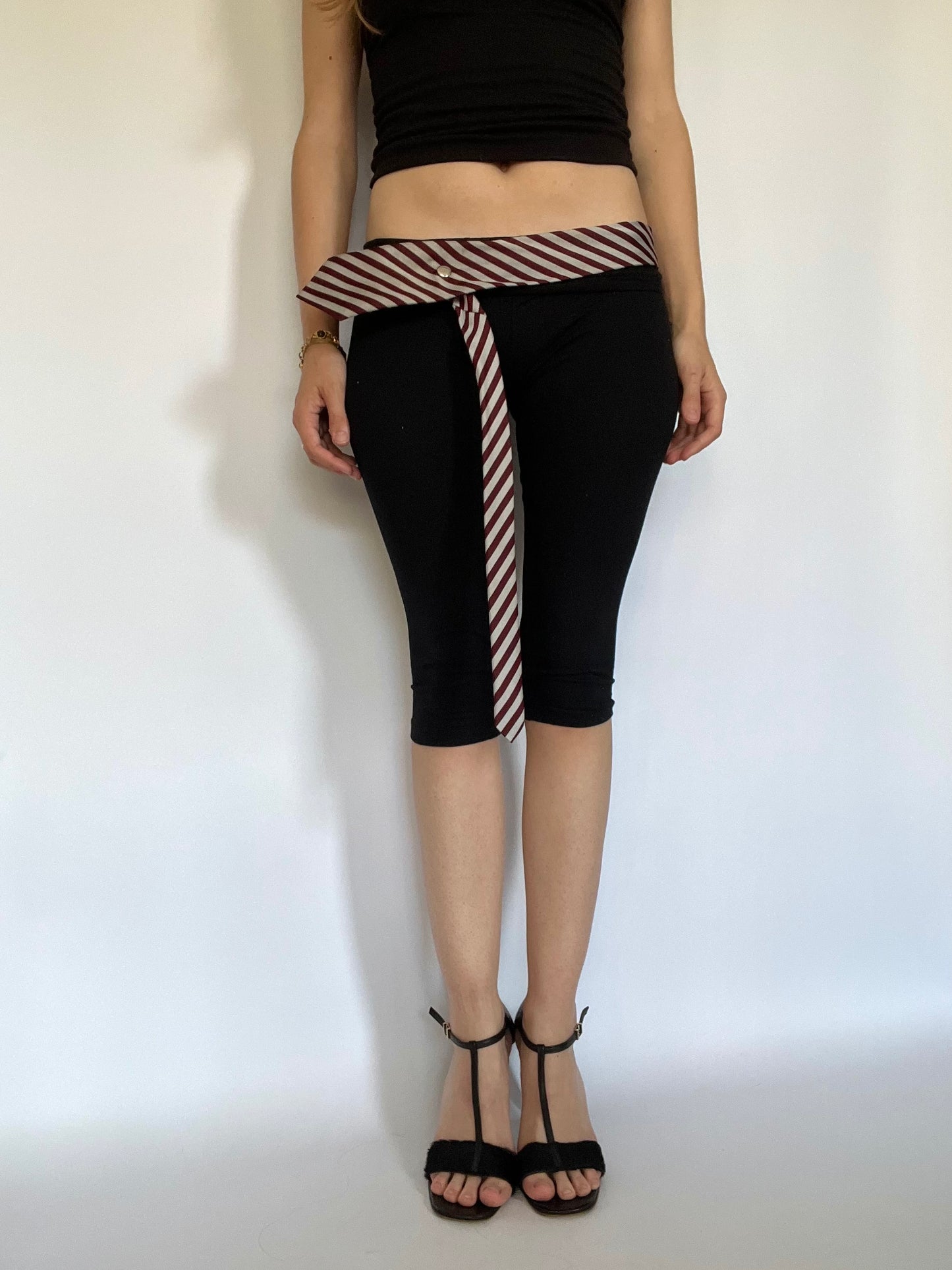 30 inch tie belt: stripe