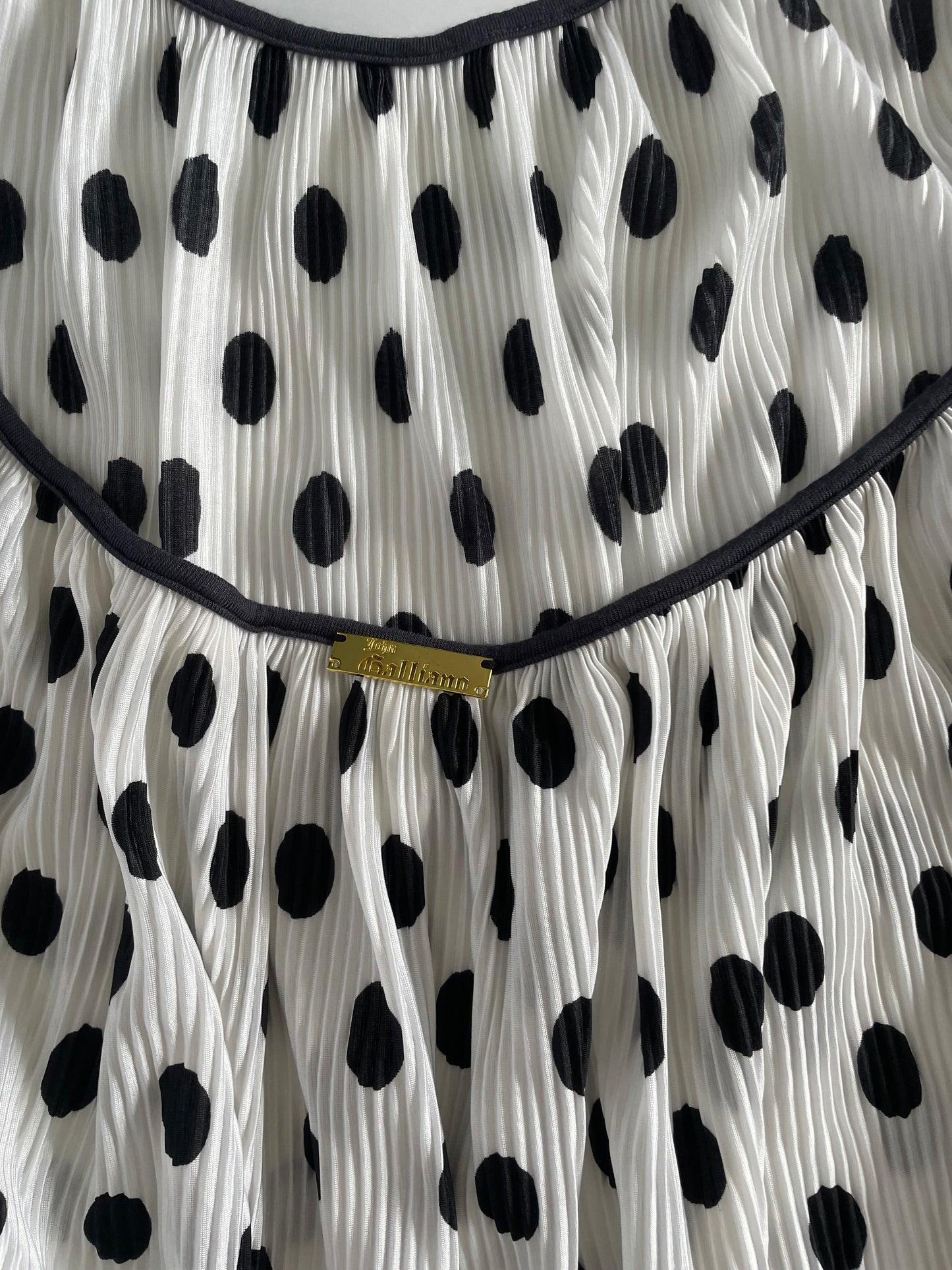 2000’s John Galliano polka dot dress