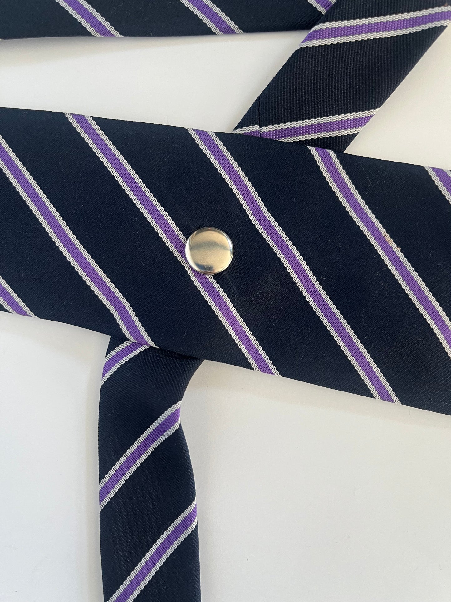 33 inch tie belt: stripe