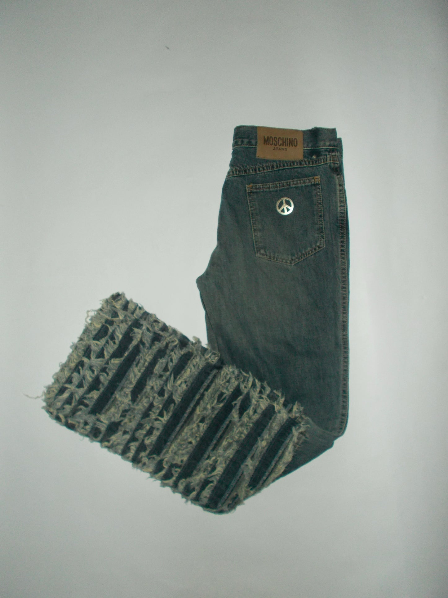 Rare 2000’s Moschino faded flare jeans