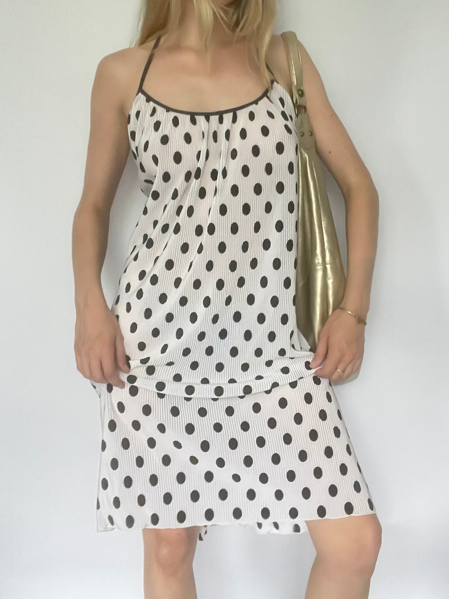 2000’s John Galliano polka dot dress