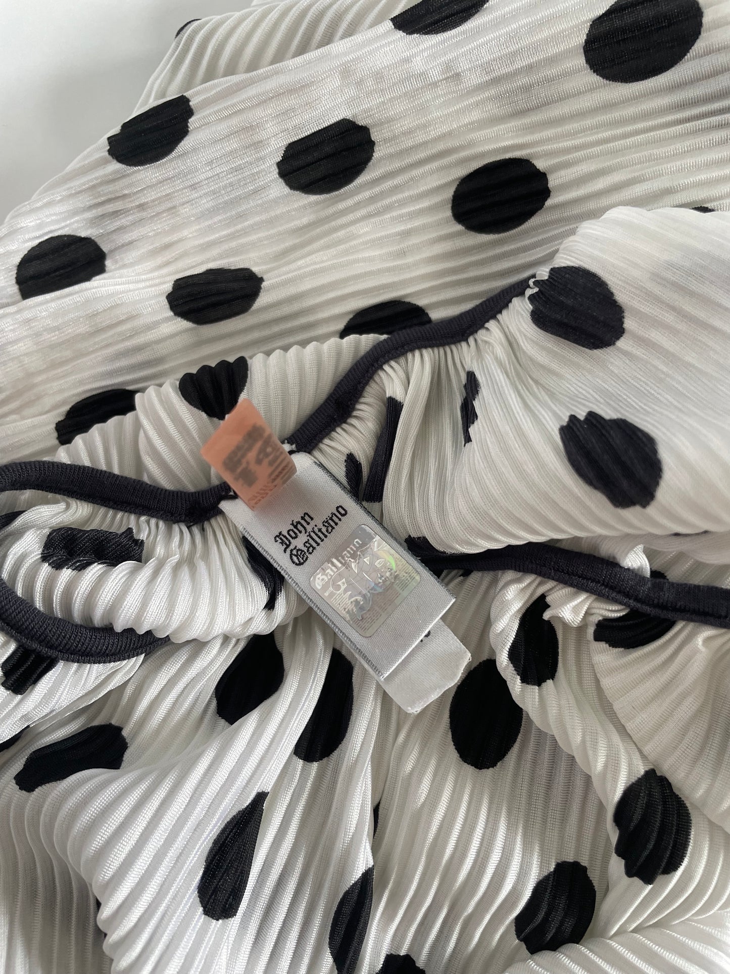 2000’s John Galliano polka dot dress