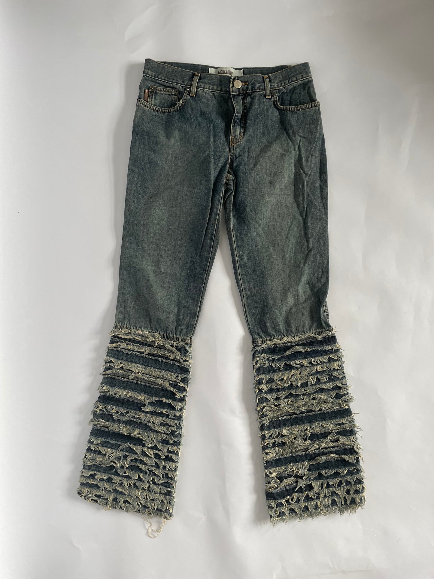 Rare 2000’s Moschino faded flare jeans
