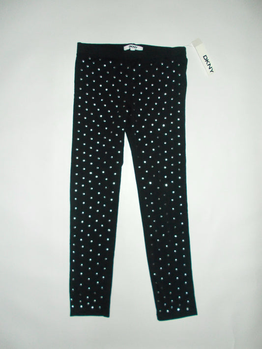 DKNY studded black leggings