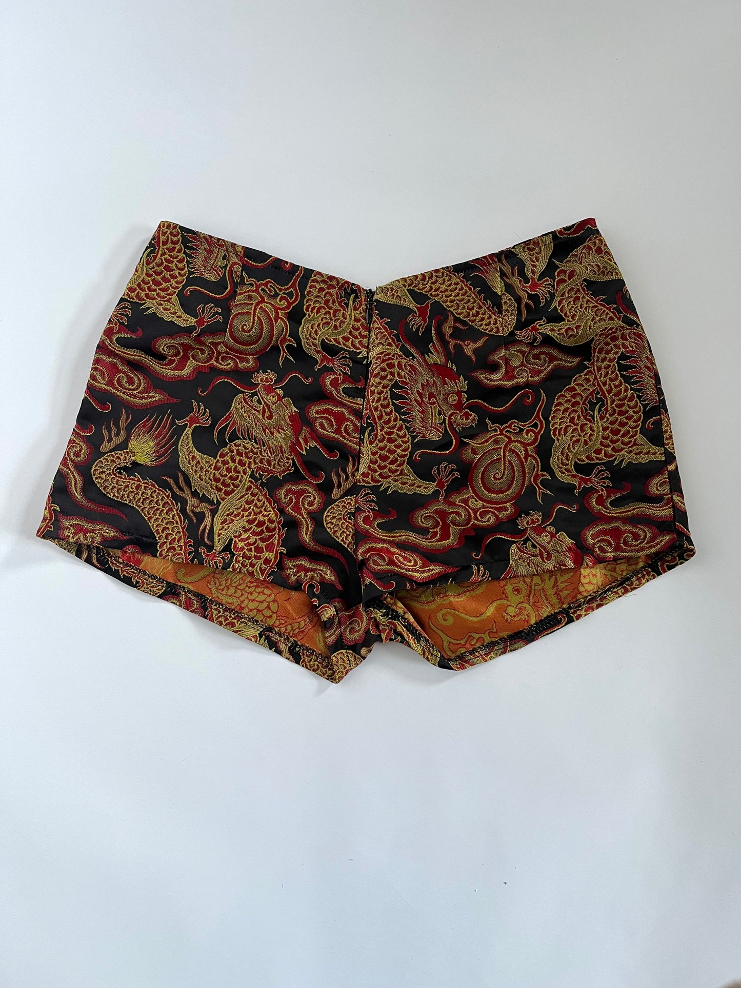 Tripp nyc dragon satin shorts