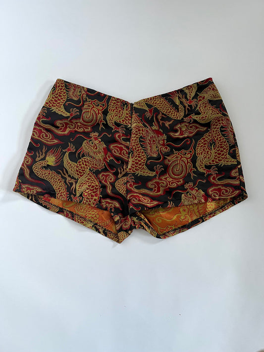 Tripp nyc dragon satin shorts