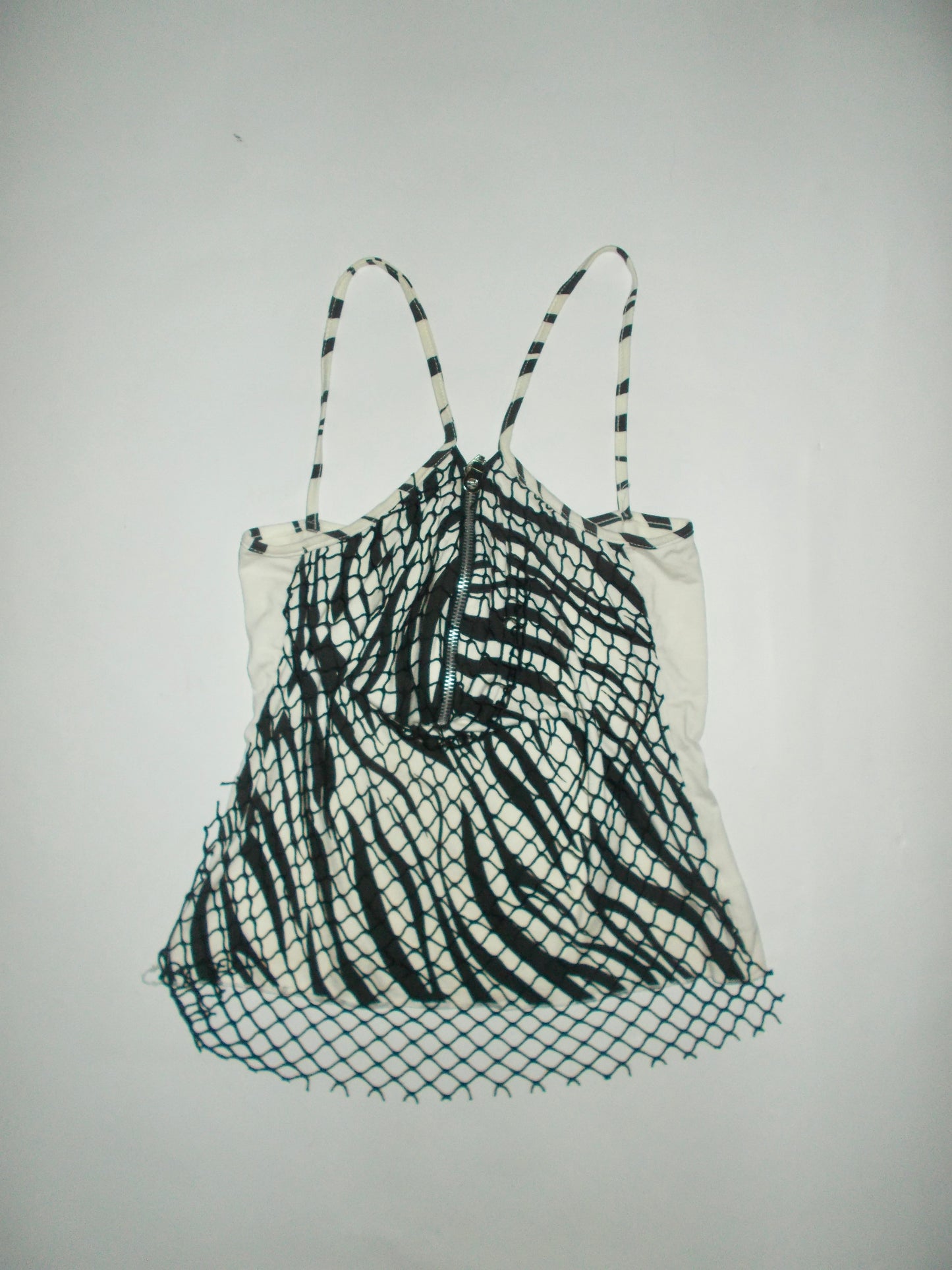 Zebra halter top