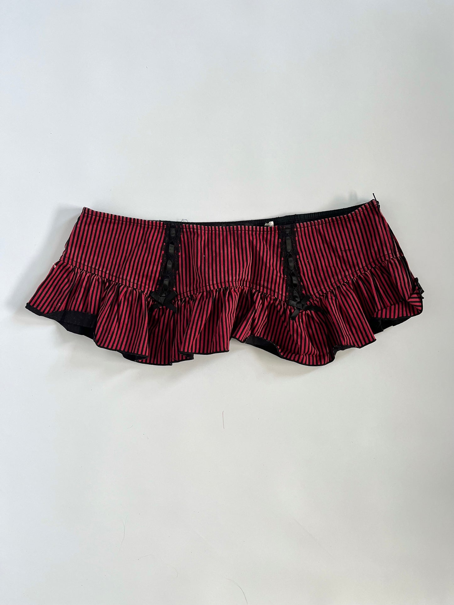 Lip Service micro mini striped skirt