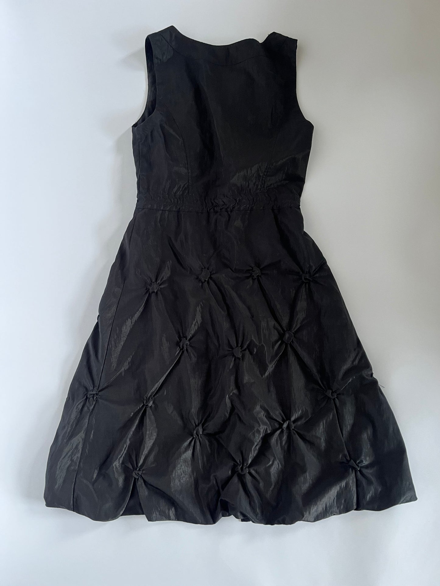 Black cargo zip up dress