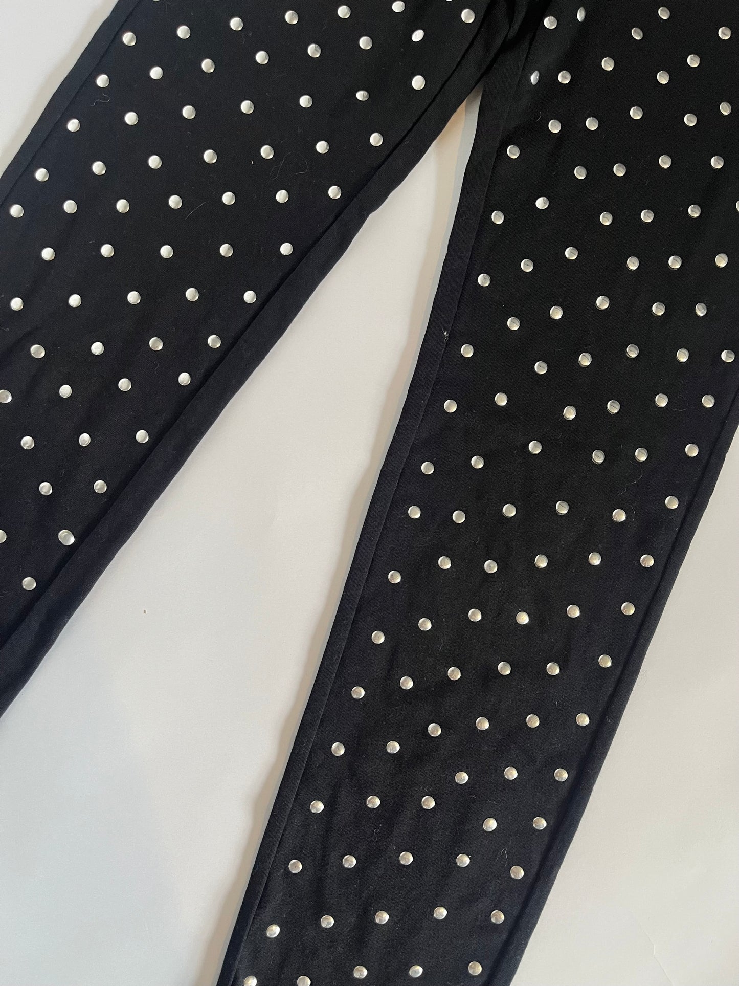 DKNY studded black leggings