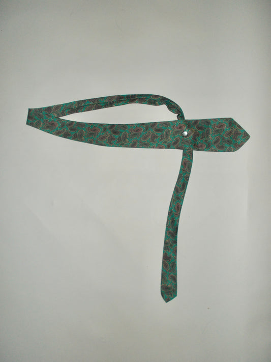 32 inch tie belt: paisley