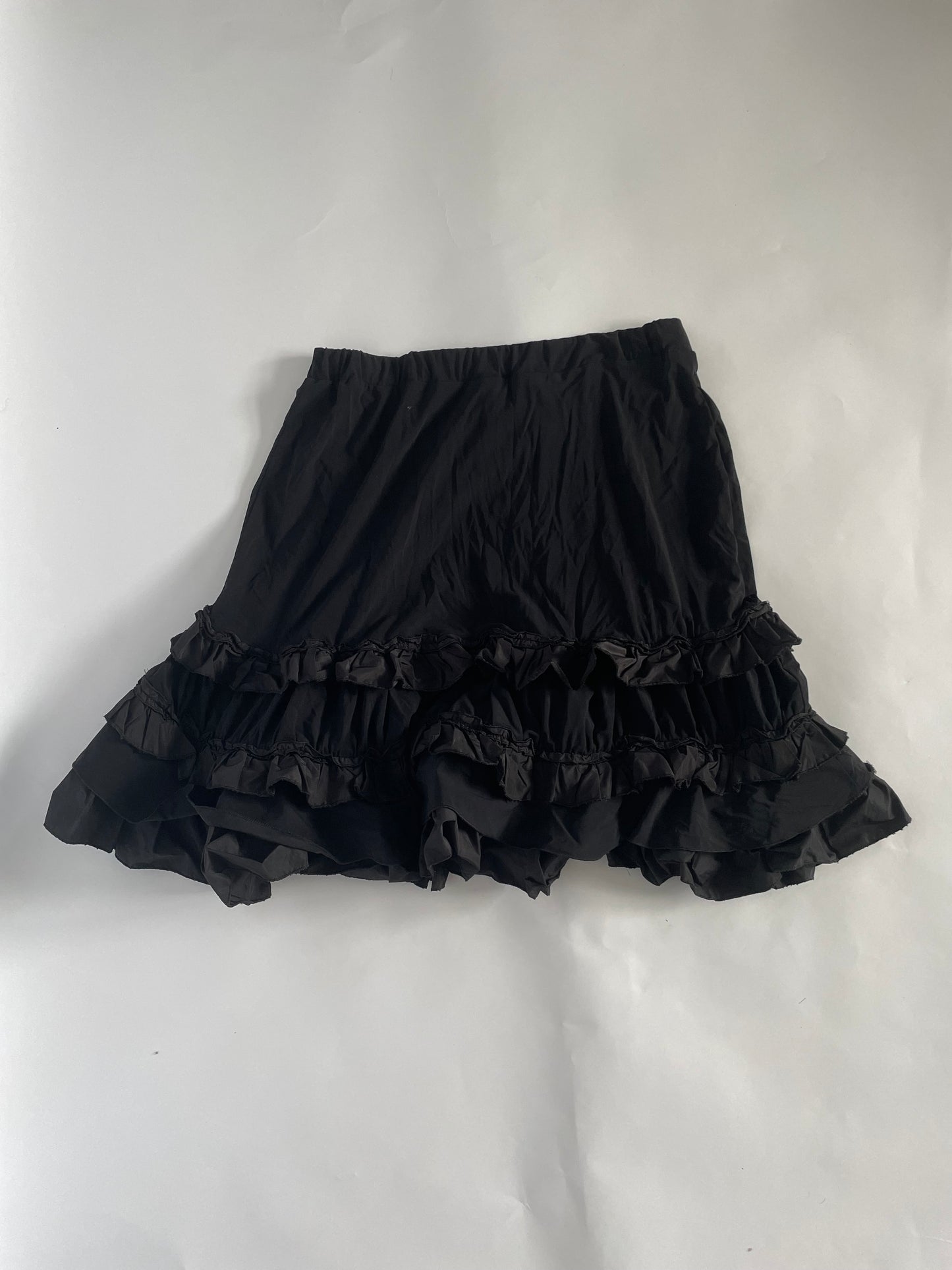 90’s shell ruffle skirt & blazer set