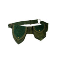 Green boho bum bag