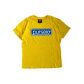 Yellow “pursexy”slogan baby tee