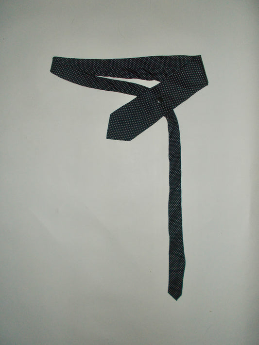 30 inch tie belt: polka dot