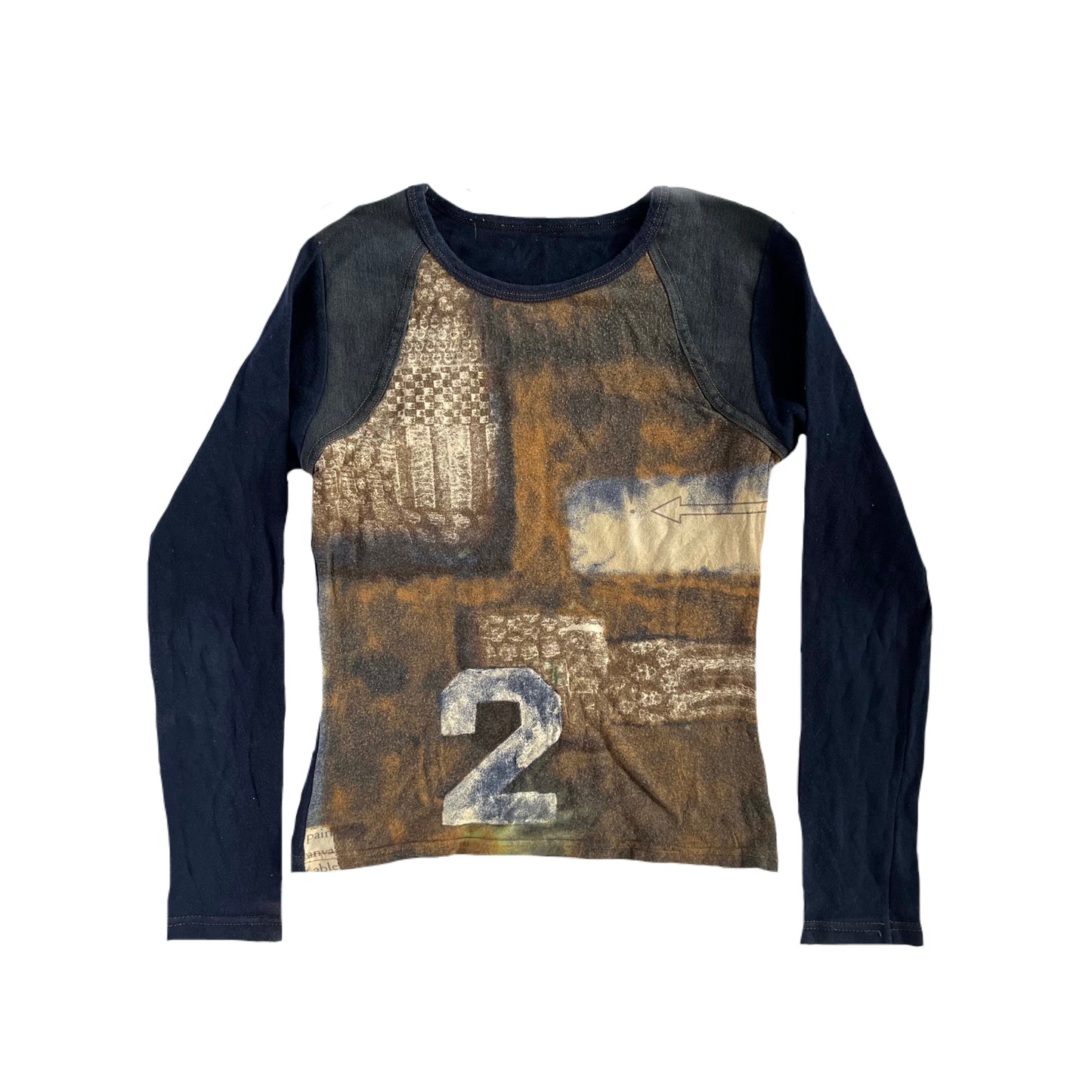 Subversive graphic long sleeve top