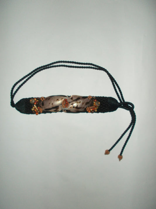Seashell rope belt