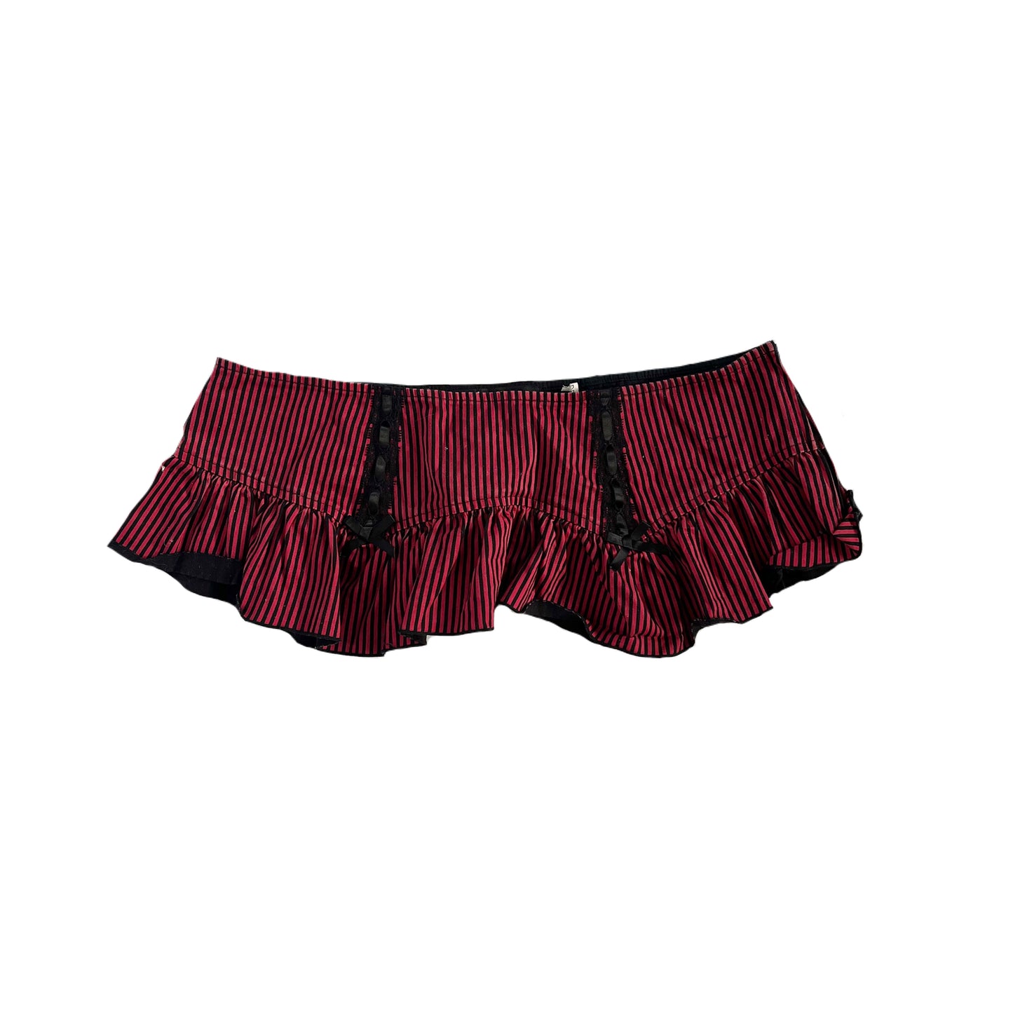 Lip Service micro mini striped skirt