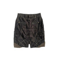 Subversive knee length cargo skirt