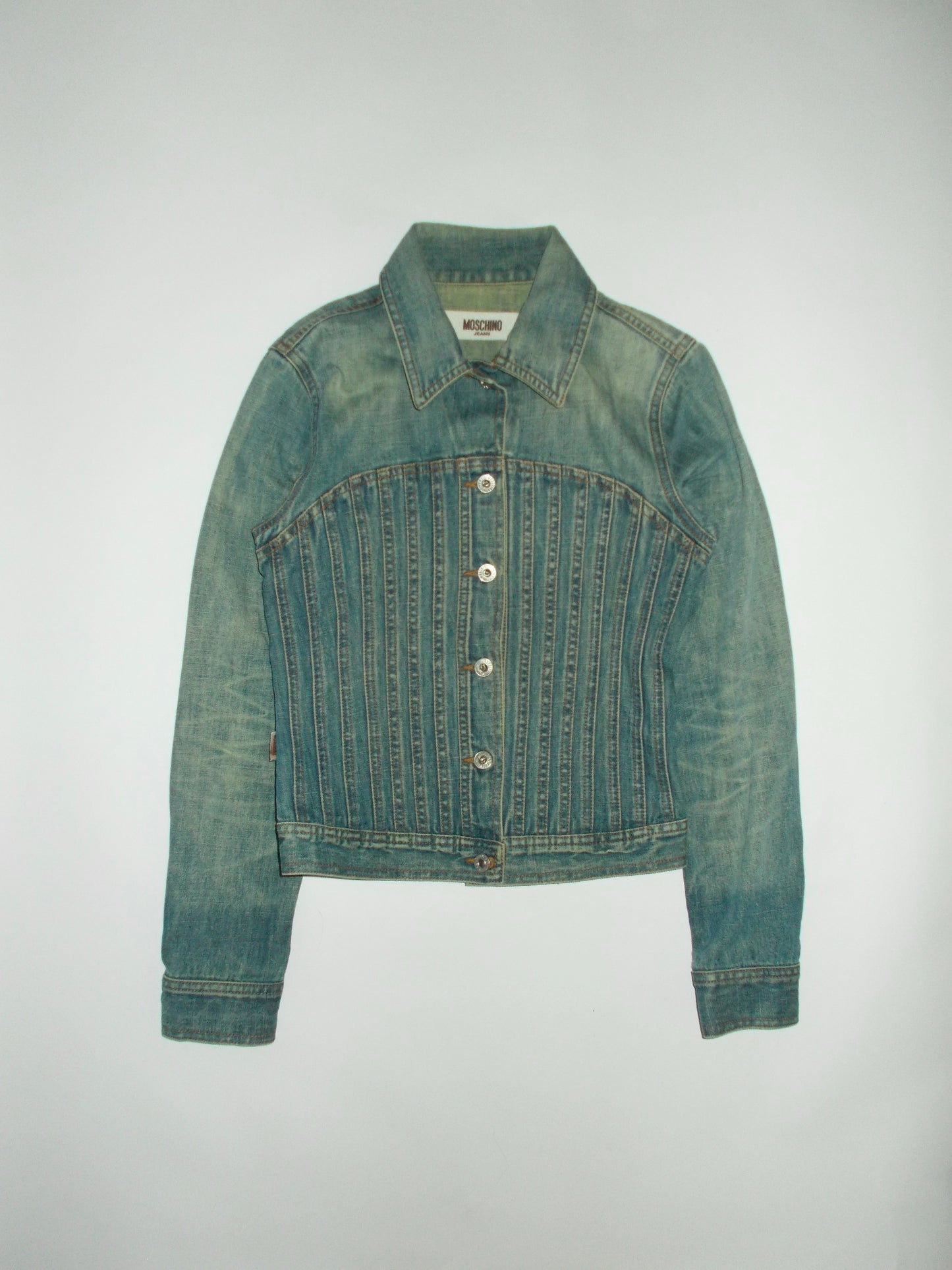 Moschino corset denim jacket