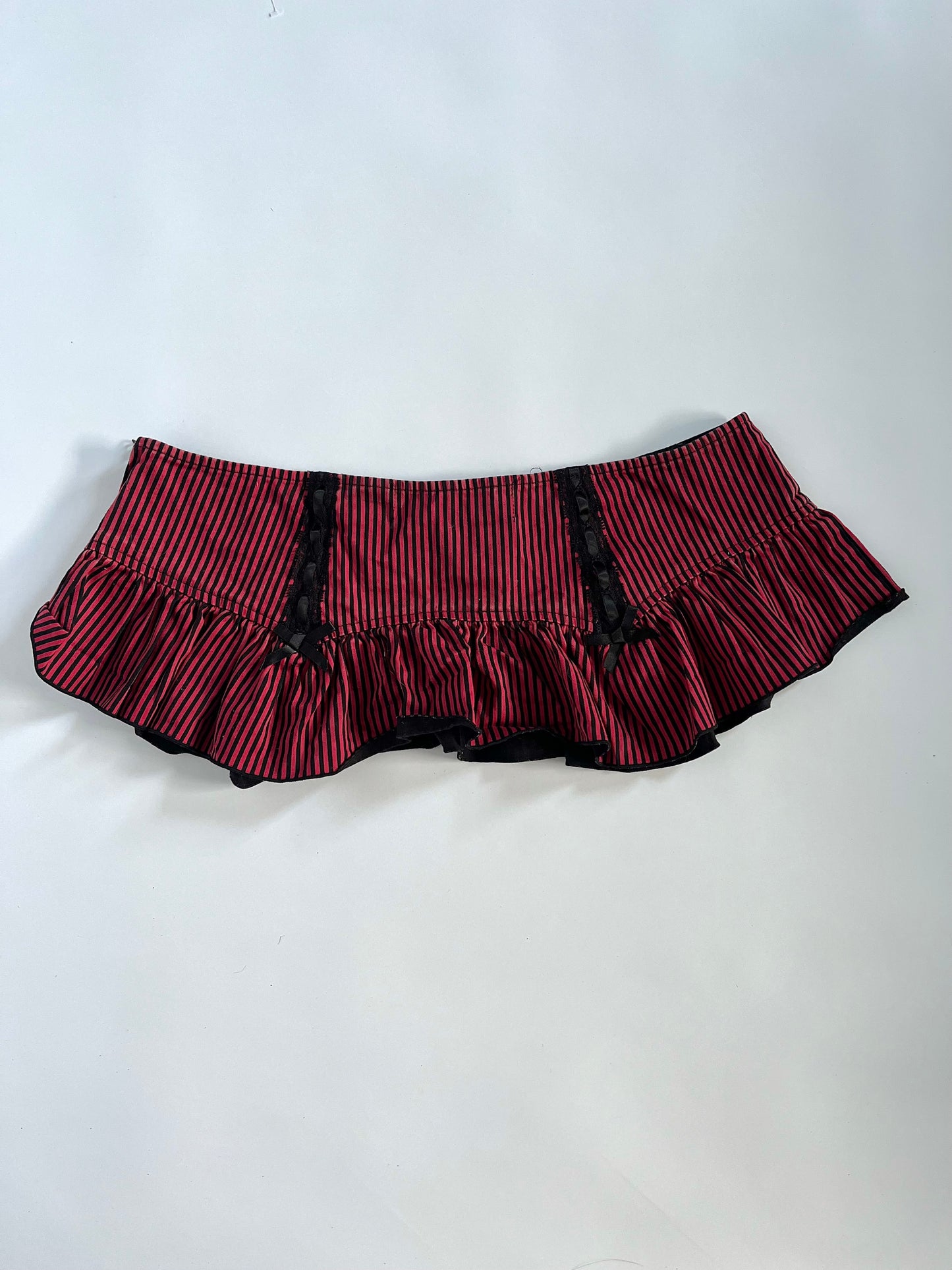 Lip Service micro mini striped skirt