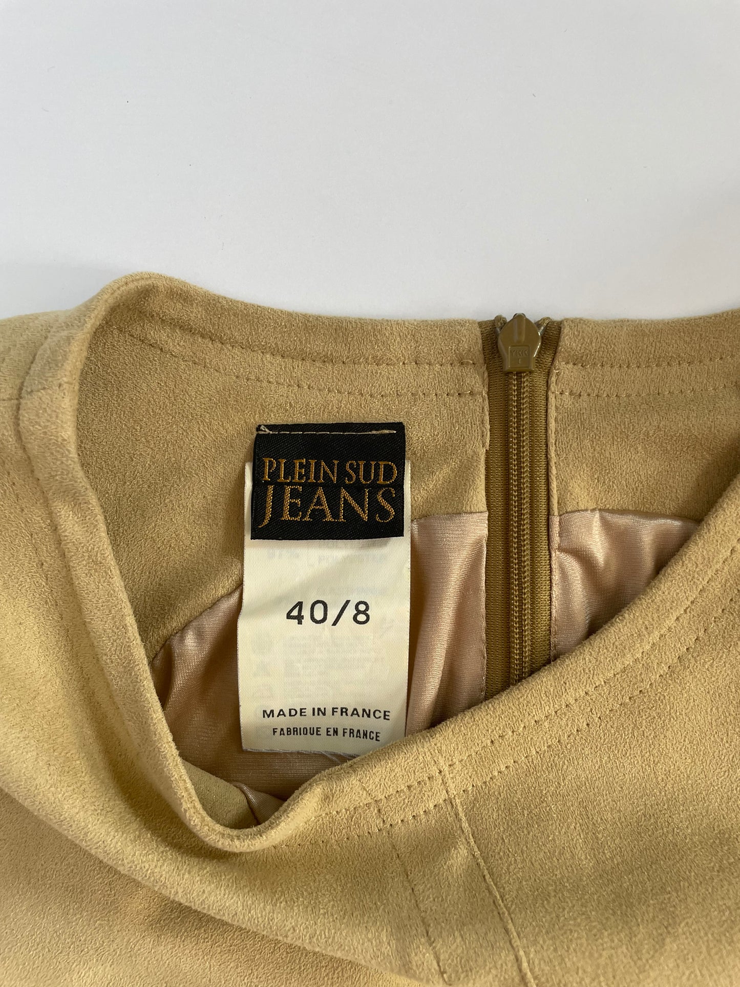 Plein Sud a-line suede mini dress