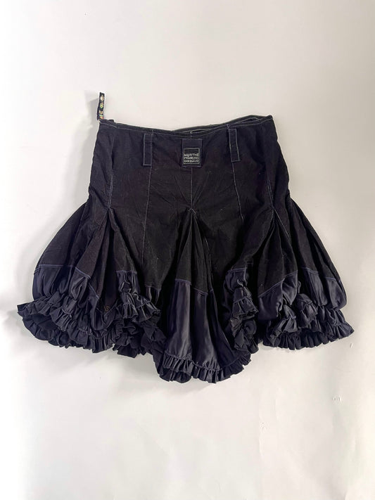 Marithé + François Girbaud bubble knee length skirt