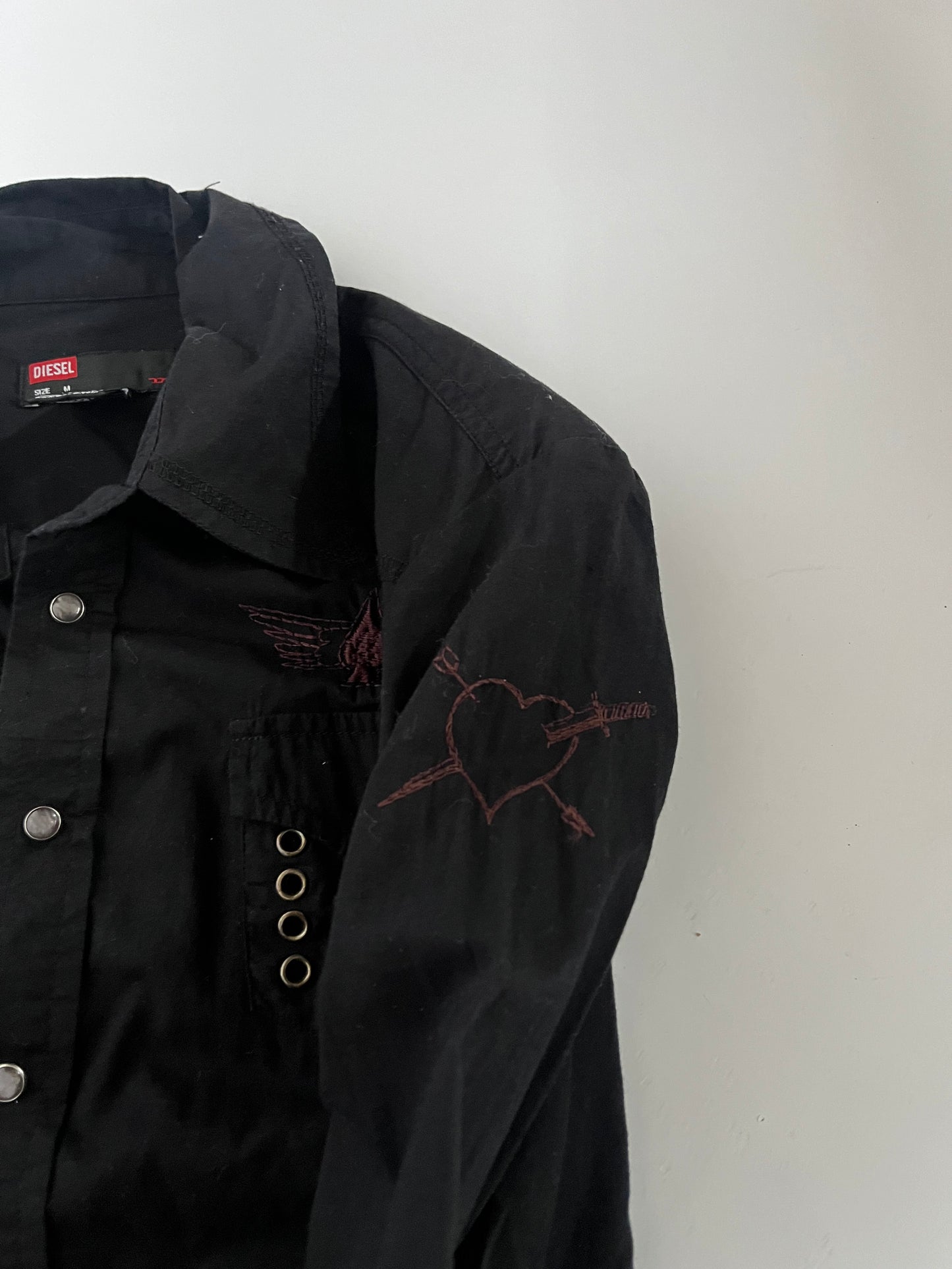 Diesel button up shirt