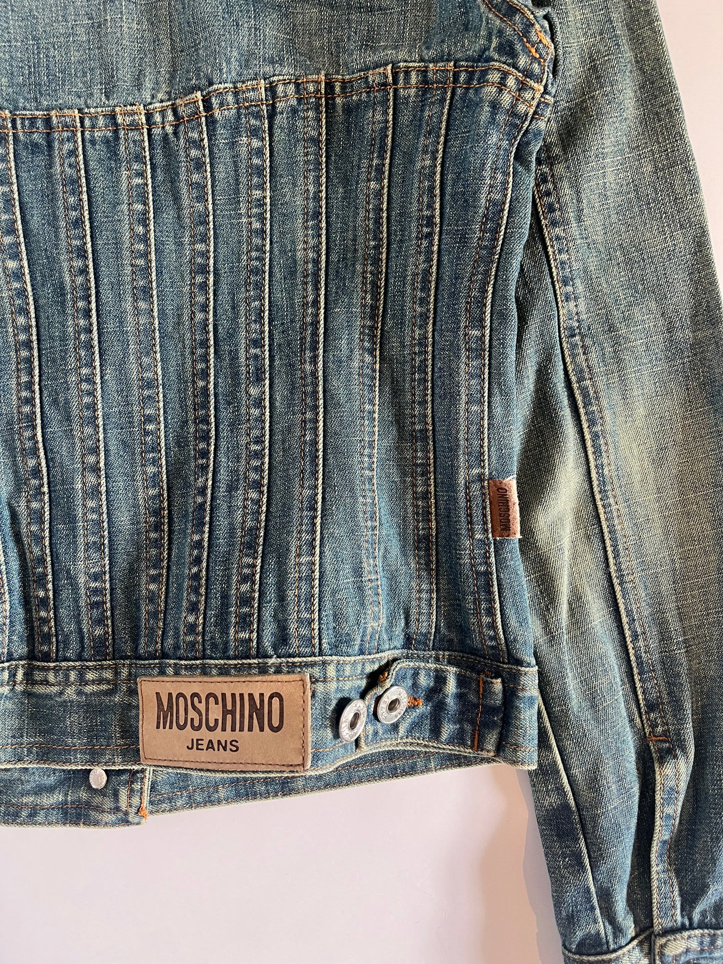 Moschino corset denim jacket
