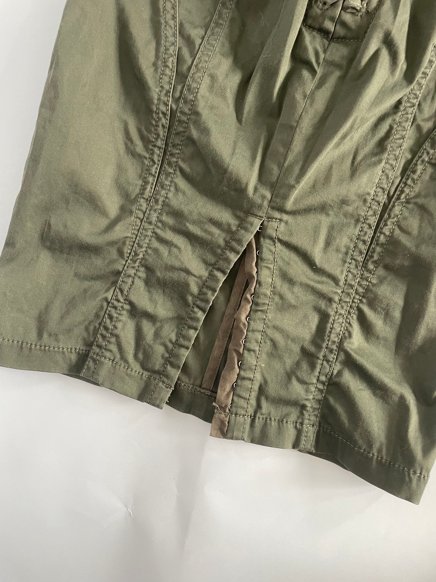 90’s Guess khaki corset mini dress