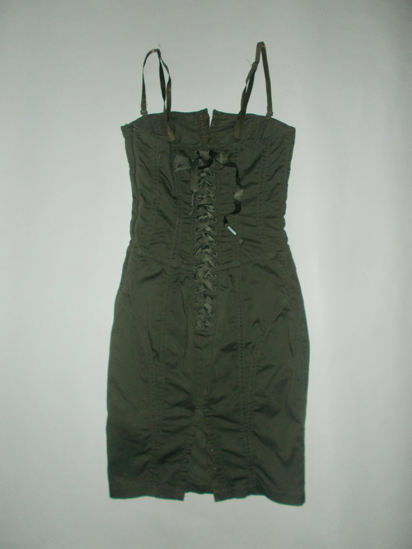 90’s Guess khaki corset mini dress