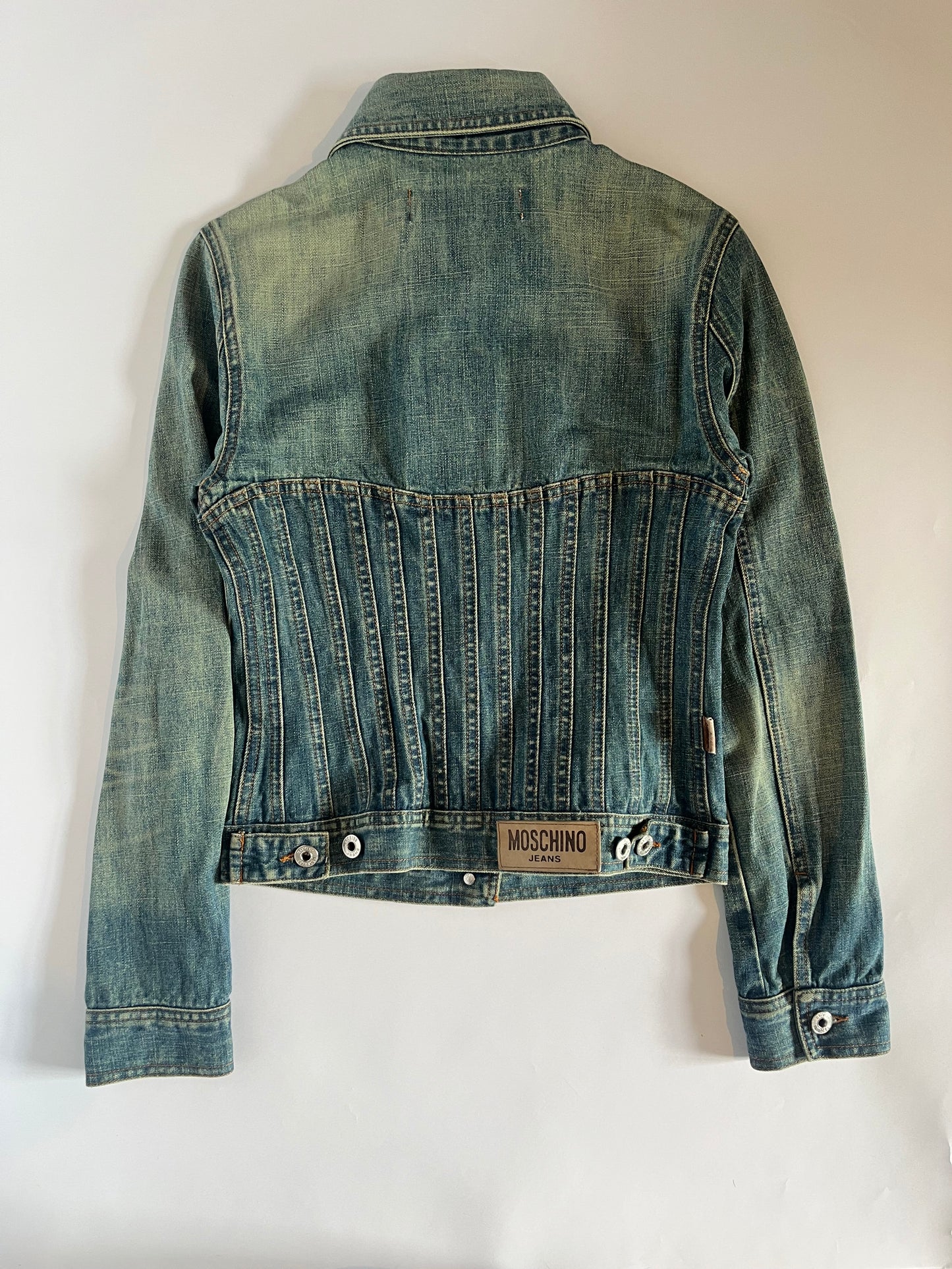Moschino corset denim jacket
