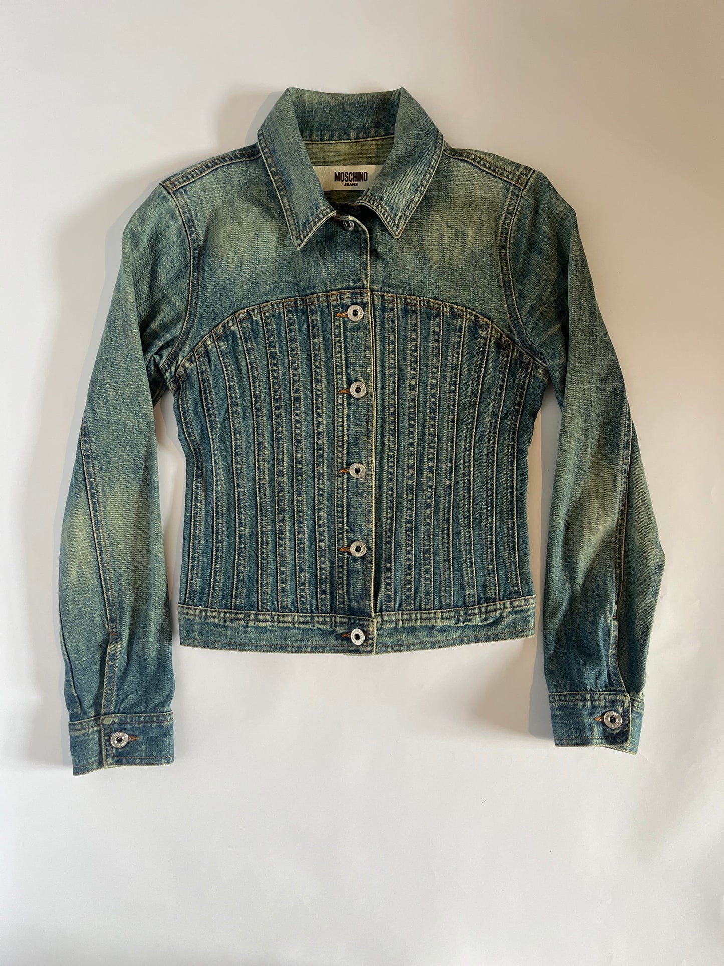 Moschino corset denim jacket