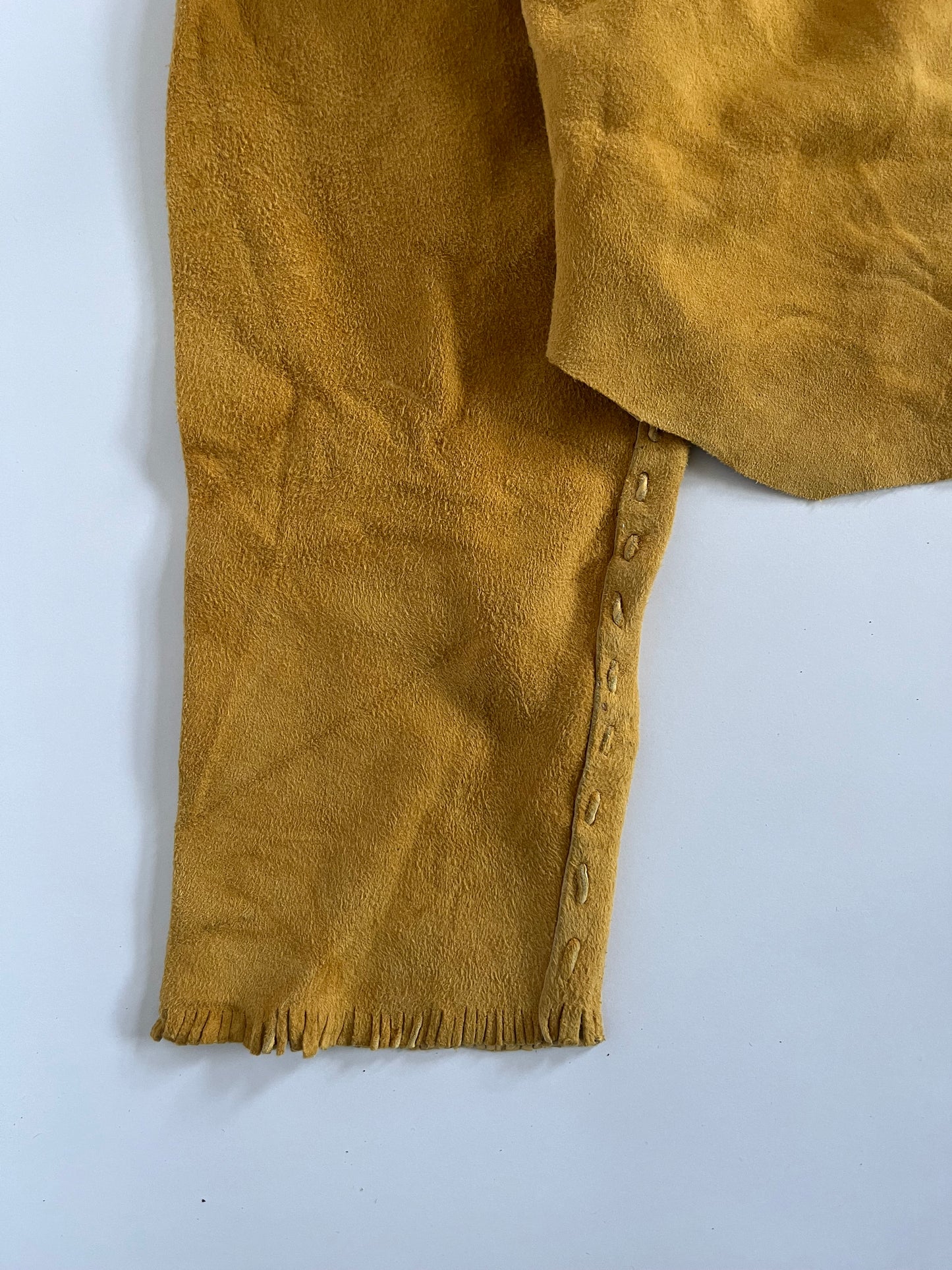 Genuine 70’s suede fringe jacket