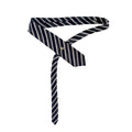 34 inch tie belt: grey stripe