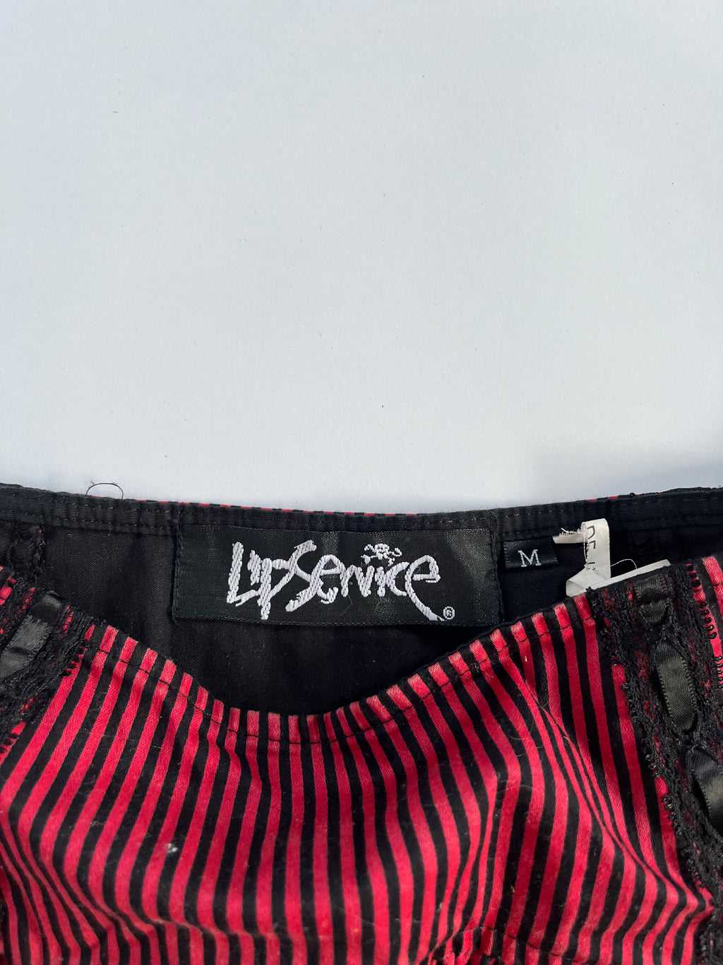 Lip Service micro mini striped skirt