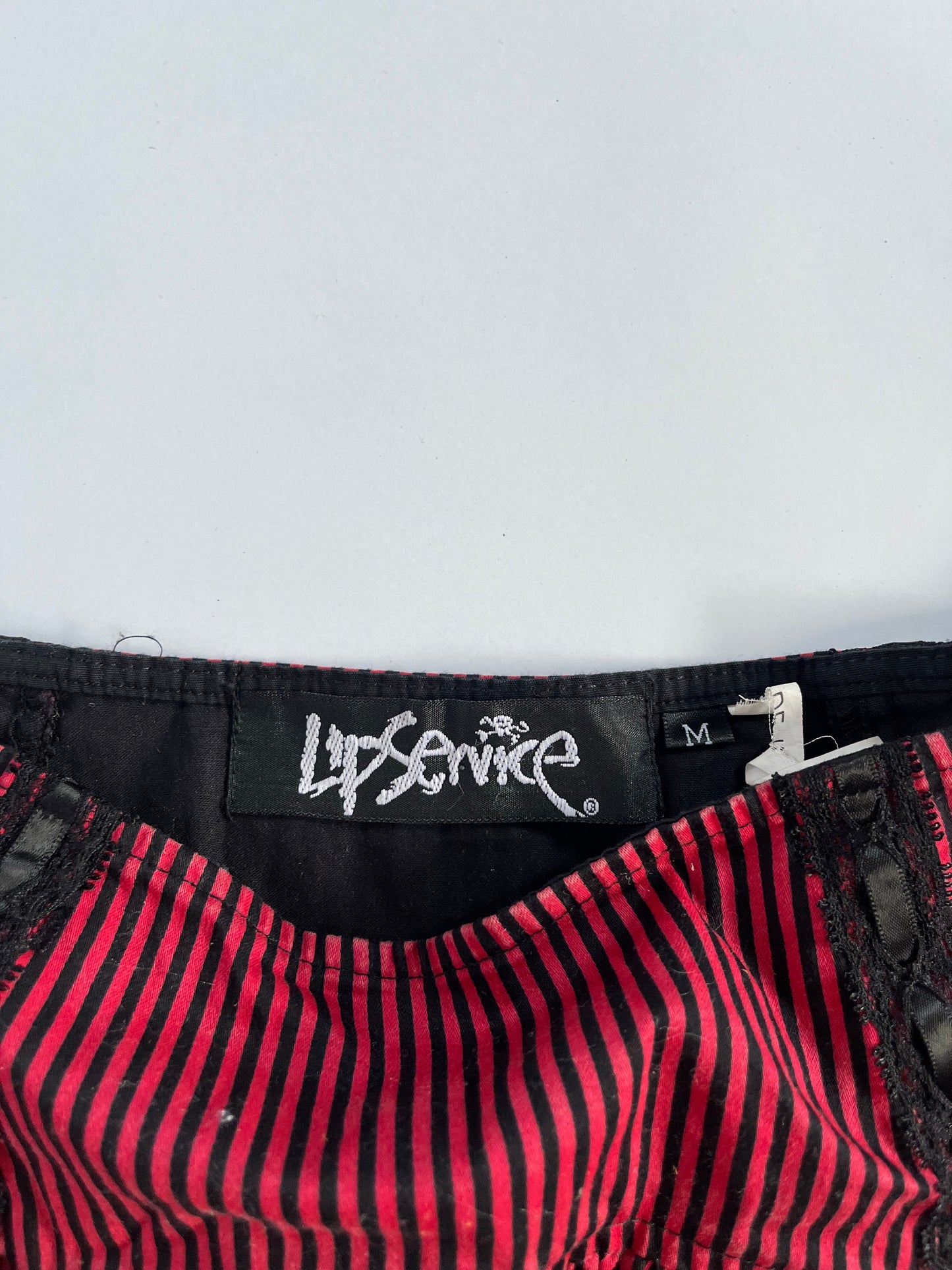 Lip Service micro mini striped skirt