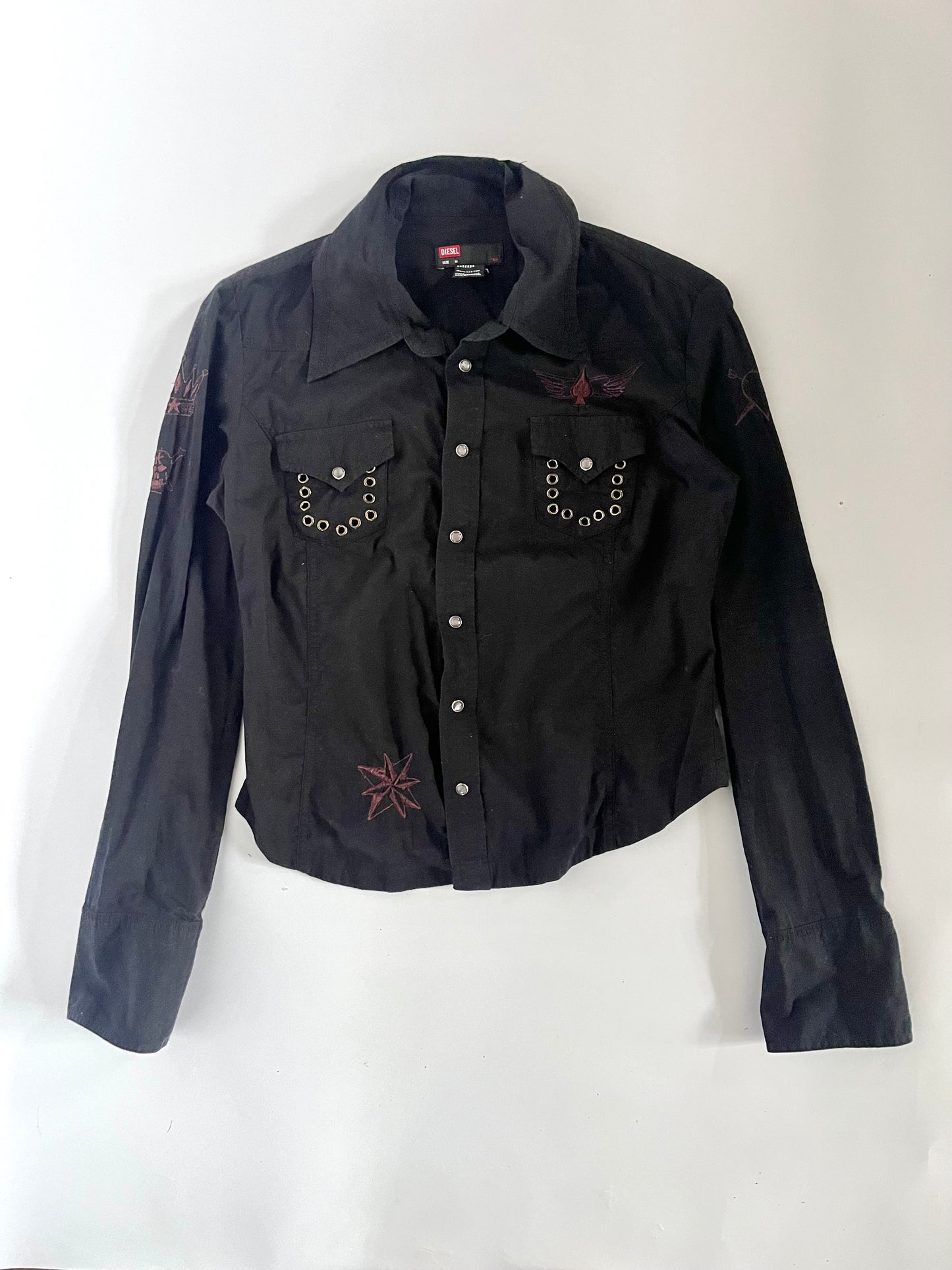 Diesel button up shirt