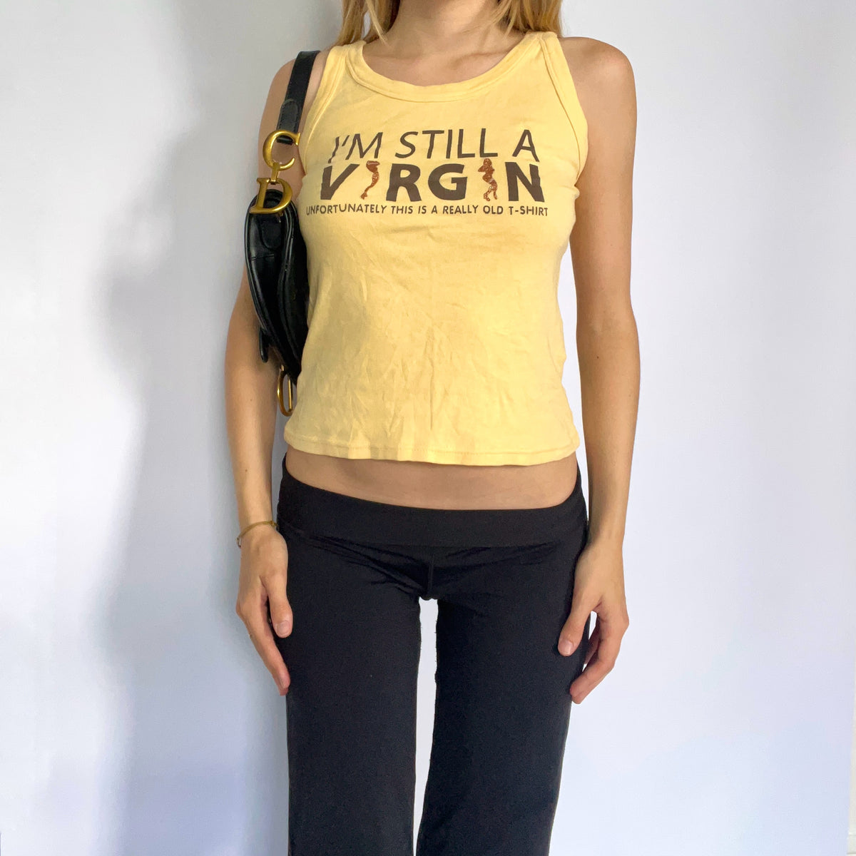 “I’m still a virgin” graphic slogan best