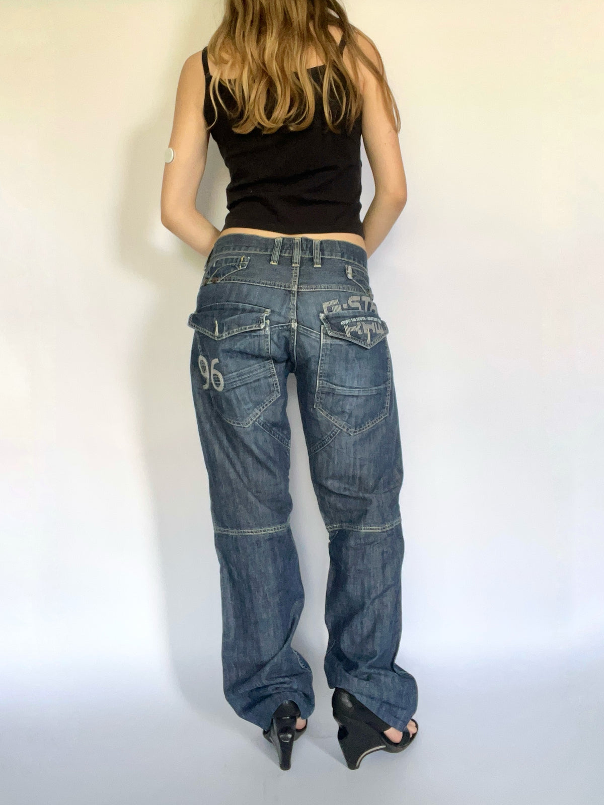 G-STAR RAW printed straight leg jeans