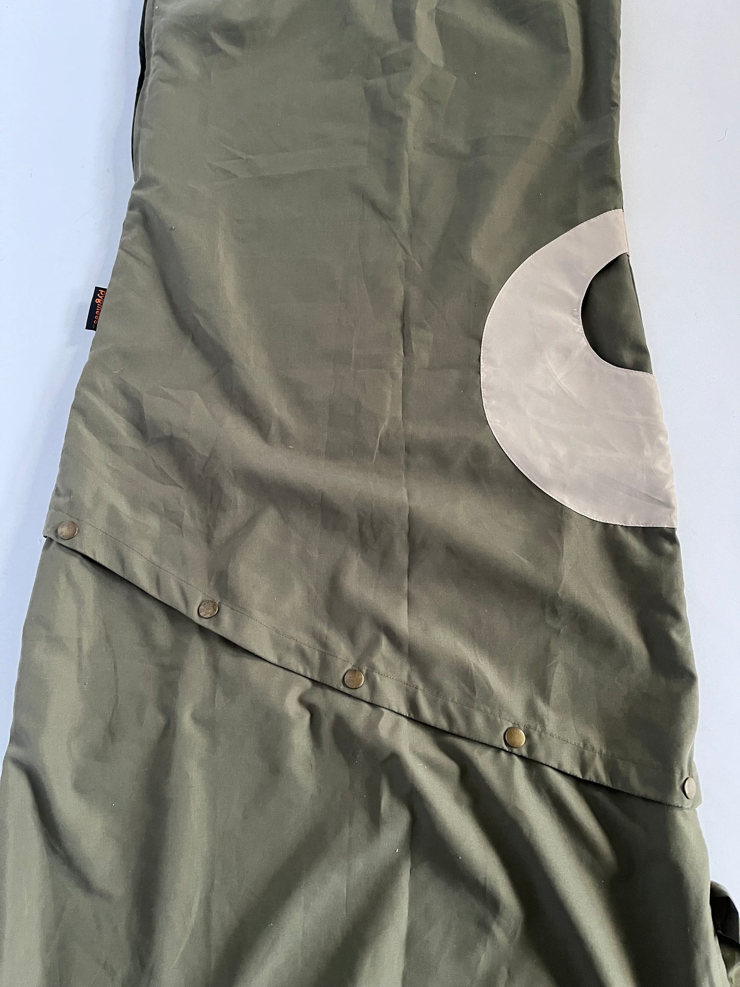 Khaki cargo adjustable maxi dress