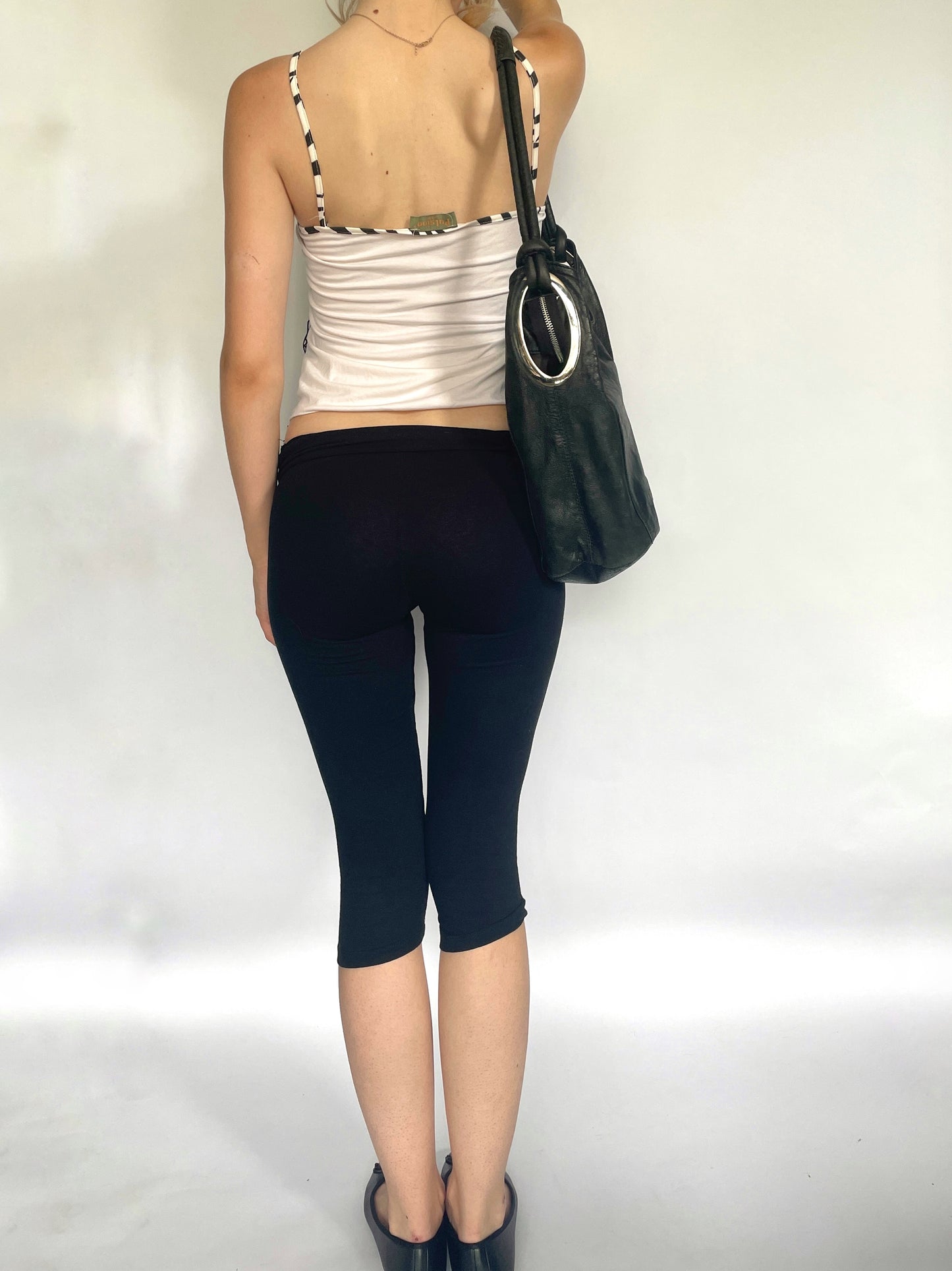 Zebra halter top