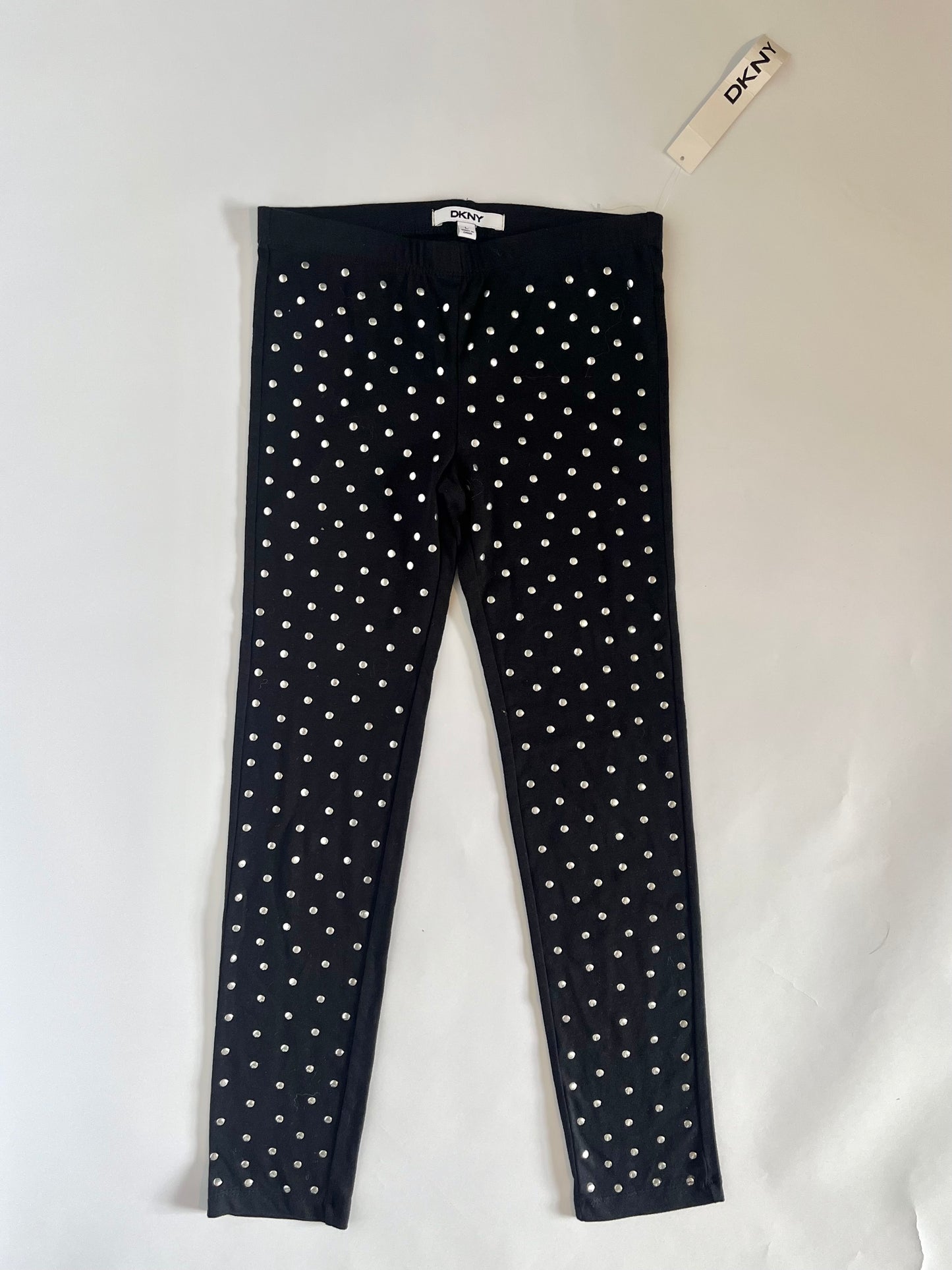 DKNY studded black leggings